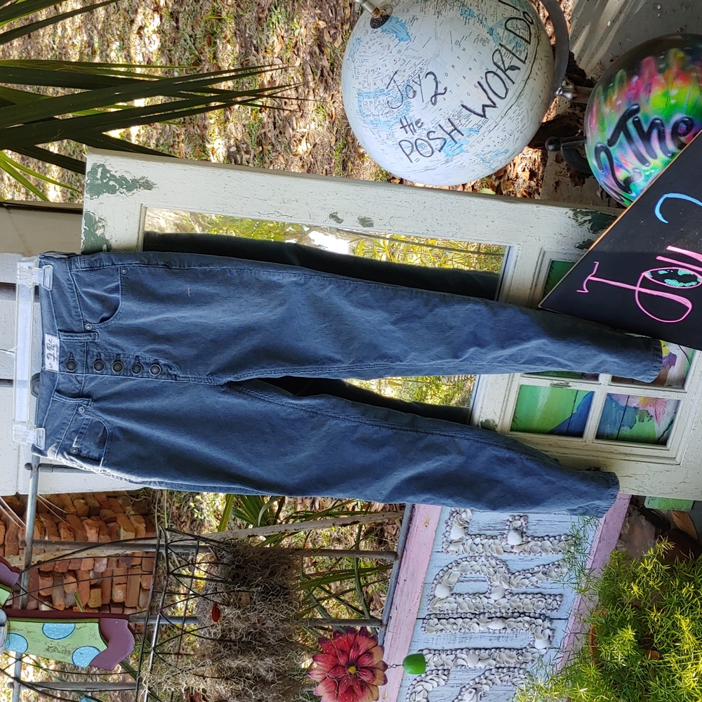 WE THE FREE blue gray corduroy pants